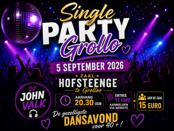 Single Party Grolloo — festival in Drenthe