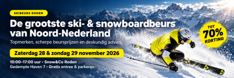 Skibeurs Roden 2026 — markt-eten in Drenthe