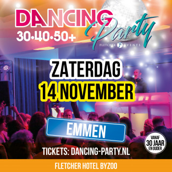 30•40•50+ dancing party emmen — festival in Drenthe