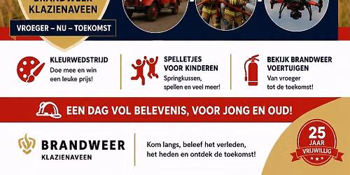 🚒 Open Dag Brandweer Klazienaveen! 🚒 — open-dag in Drenthe