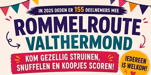 Rommelroute Valthermond 2026 — markt-eten in Drenthe