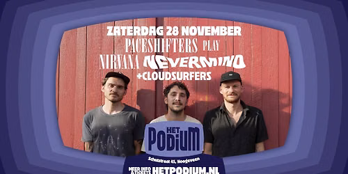 Paceshifters play Nirvana — muziek in Drenthe
