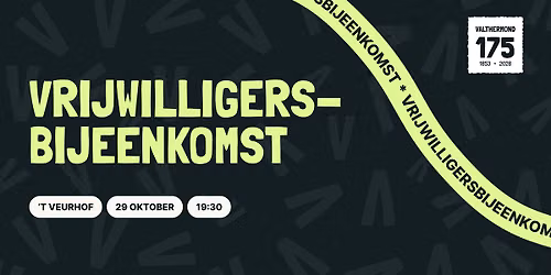 Vrijwilligersbijeenkomst 175 jaar Valthermond