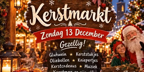 Kerstmarkt Nieuw-Amsterdam — markt-eten in Drenthe